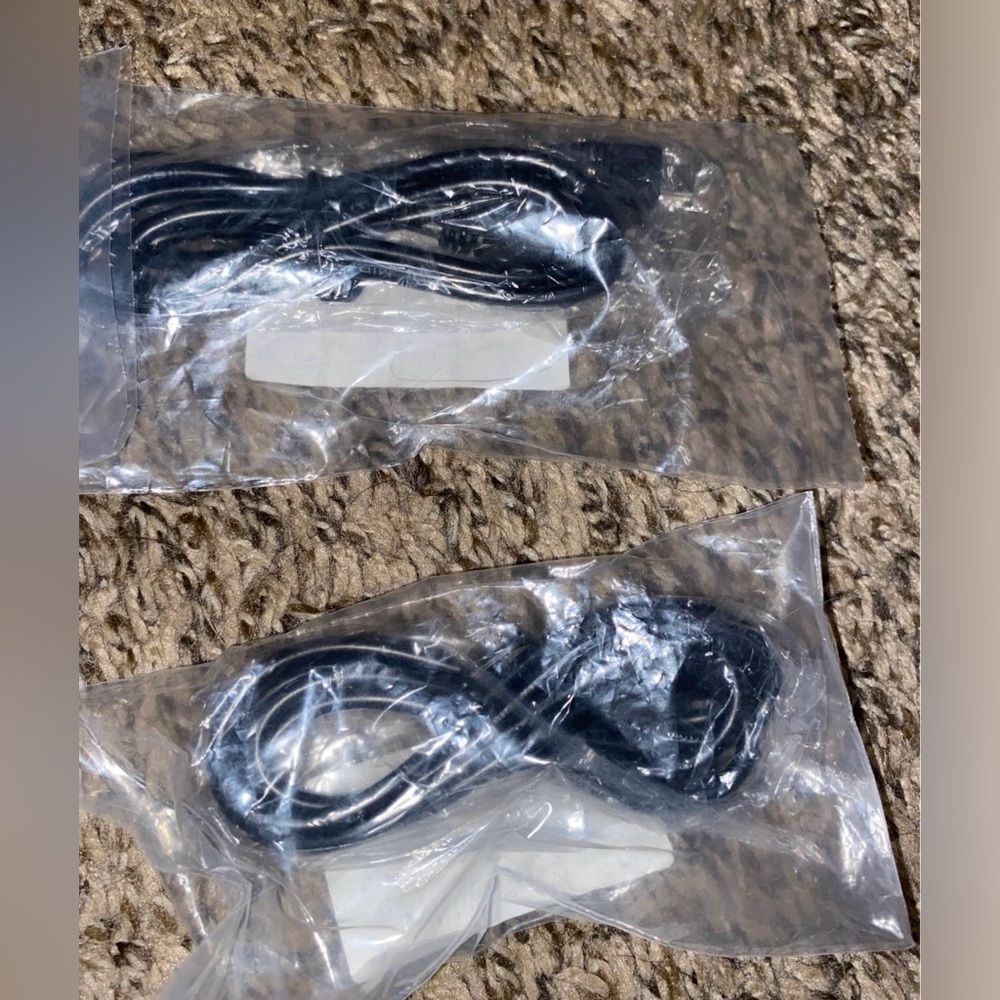 2 Graphing calculator charging cables